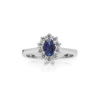 Anello Promesse Donna in Oro Zaffiro 0.40 Ct ACPQ54Z - ACPQ54Z